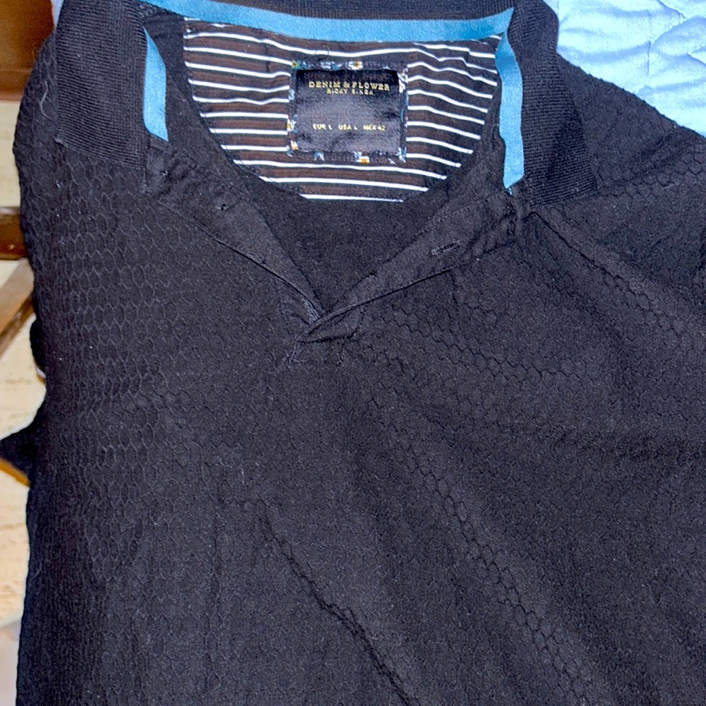 Denim and flower medium